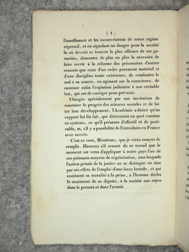 DES MOYENS PROPRES A GENERALISER EN FRANCE LE SYSTEME PENITENTIAIRE EN L'APPLIQUANT A TOUS LES LIEUX DE REPRESSION DU ROYAUME, A TOUS LES INDIVIDUS ...