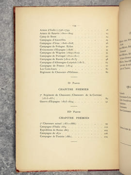 HISTORIQUE DU 7° REGIMENT DE CHASSEURS.. (GUESVILLER, EDOUARD MARIE ALFRED. NE EN 1858).