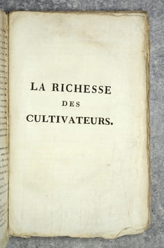 LA RICHESSE DES CULTIVATEURS, OU DIALOGUES ENTRE BENJAMIN JACHERE ET RICHARD TREFLE, LABOUREURS, SUR LA CULTURE DU TREFLE, DE LA LUZERNE ET DU ...