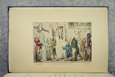 THE CRUIKSHANKIAN MOMUS, "LET MOMUS RULE THE DAY". PICTORIAL BROADSIDES AND HUMOROUS SONG-HEADINGS. FIFTY-TWO COMIC DESIGNS TO POPULAR BALLADS BY THE THREE CRUIKSHANKS, THE ELDER ISAAC, ROBERT AND THE GREAT GEORGE. COLOURED BY HAND (AFTER THE ORIGINALS).