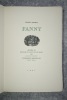 FANNY. PRECEDE DE HISTOIRE ET FORTUNE DE FANNY PAR JACQUES CREPET. LITHOGRAPHIES ORIGINALES DE GRAU-SALA.. FEYDEAU ERNEST (1821-1873). 
