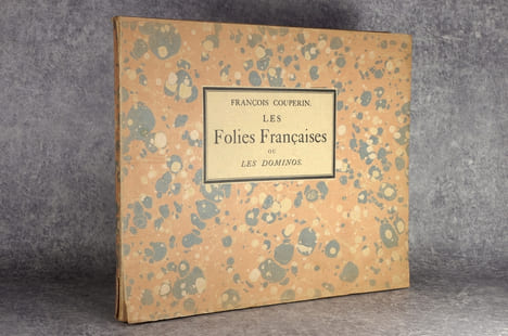LES FOLIES FRANCAISES OU LES DOMINOS. EDITION NOUVELLE PRECEDEE D'UN AVERTISSEMENT PAR VINCENT D'INDY, ET ORNEE DE COMPOSITIONS DE MAXIME DETHOMAS ...