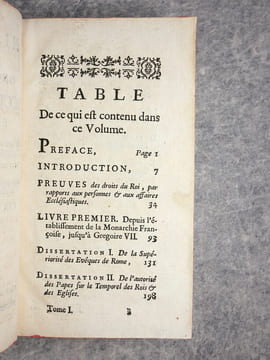 HISTOIRE DU DROIT PUBLIC ECCLESIASTIQUE FRANCOIS, OU L’ON TRAITE DE SA NATURE, DE SON ETABLISSEMENT, DE SES VARIATIONS & DES CAUSES DE SA DECADENCE. ...