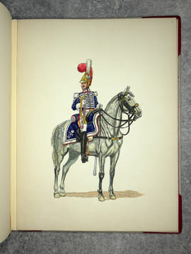 LES TROMPETTES DE CUIRASSIERS (1815-1830).. BENIGNI PIERRE (D’APRES. 1878-1956).