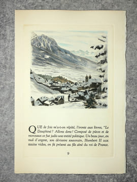 IMAGES DU DAUPHINE. POINTES SECHES DE CH. SAMSON. . ESCALLIER EMILE (1906-1985).