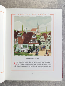 CONTES DU LUNDI. LETTRES DE MON MOULIN. TARTARIN DE TARASCON. ILLUSTRATIONS DE HENRY LEMARIE. . DAUDET ALPHONSE (1840-1897).