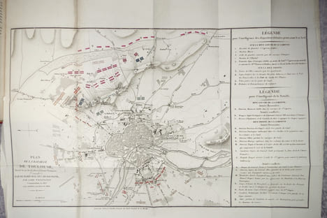 EVENEMENTS MILITAIRES DEVANT TOULOUSE EN 1814. PAR EDOUARD LAPENE, CAPITAINE AU CORPS ROYAL DE L'ARTILLERIE, CHEVALIER DE LA LEGION D'HONNEUR, ANCIEN ...