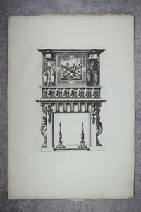 OEUVRE. 20 CHEMINEES. SERIE COMPLETE. HELIOGRAVURE PAR EDOUARD BALDUS.