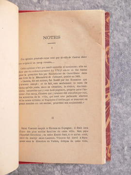 ANNALES DE LA VILLE DE CASTRES. DEPUIS LES ORIGINES JUSQU’A LA REUNION DU COMTE DE CASTRES AU DOMAINE DE LA COURONNE. 647-1519. . BARBAZA LOUIS. ...