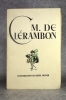 MONSIEUR DE CLERAMBON. ILLUSTRATIONS DE HENRI MONIER.. MAINDRON MAURICE (1857-1911). 