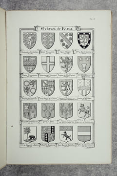 HISTOIRE DE LA CITE DE RIEUX-VOLVESTRE ET DE SES EVEQUES. PREFACE DE M. MARCEL AUBERT. AQUARELLES DE M. BOUILLIERE. . CONTRASTY JEAN. (CHANOINE. ...