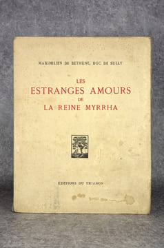 LES ESTRANGES AMOURS DE LA REINE MYRRHA. ROMAN. TEXTE INÉDIT TRANSCRIT PAR P. DE LA RAUDIÈRE. QUATRE CUIVRES ORIGINAUX DE LUCIEN BOUCHER. (DE LA ...