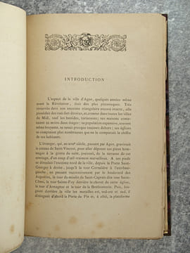 LES COUVENTS DE LA VILLE D’AGEN AVANT 1789. - I. COUVENTS D’HOMMES. - II. COUVENTS DE FEMMES. . LAUZUN PHILIPPE (1847-1920). 