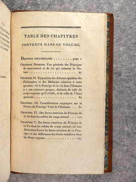 NOUVEAUX ELEMENS DE LA SCIENCE DE L'HOMME, PAR P. J. BARTHEZ, MEDECIN DE SA MAJESTE L’EMPEREUR ET ROI; CI-DEVANT CHANCELIER DE L’UNIVERSITE DE ...