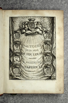 HISTOIRE DE LA VILLE DE TOULOUSE, AVEC UNE NOTICE DES HOMMES ILLUSTRES, UNE SUITE CHRONOLOGIQUE ET HISTORIQUE, DES EVEQUES ET ARCHEVEQUES DE CETTE ...