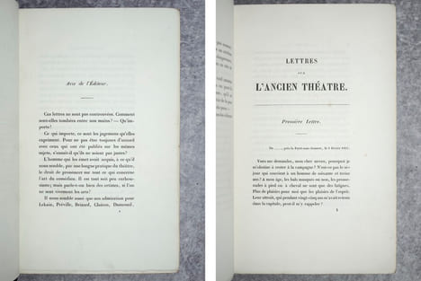LES SOUVENIRS ET LES REGRETS DU VIEIL AMATEUR DRAMATIQUE. OU LETTRES D'UN ONCLE A SON NEUVEU SUR L'ANCIEN THÉÂTRE FRANÇAIS, DEPUIS BELLECOUR, LEKAIN, ...