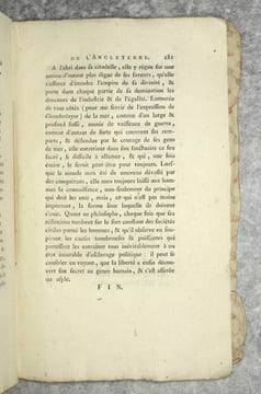 CONSTITUTION DE L’ANGLETERRE, OU ETAT DU GOUVERNEMENT ANGLAIS, COMPARE AVEC LA FORME REPUBLICAINE & AVEC LES AUTRES MONARCHIES DE L’EUROPE. PAR M DE ...