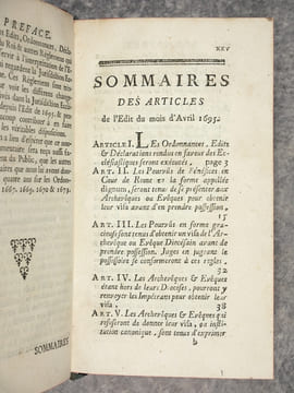 NOUVEAU COMMENTAIRE SUR L'EDIT DU MOIS D'AVRIL 1695, CONCERNANT LA JURIDICTION ECCLESIASTIQUE. PAR M * * * CONSEILLER AU PRESIDIAL D'ORLEANS. NOUVELLE ...