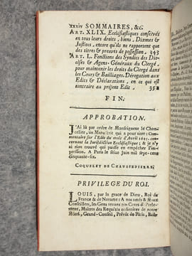 NOUVEAU COMMENTAIRE SUR L'EDIT DU MOIS D'AVRIL 1695, CONCERNANT LA JURIDICTION ECCLESIASTIQUE. PAR M * * * CONSEILLER AU PRESIDIAL D'ORLEANS. NOUVELLE ...