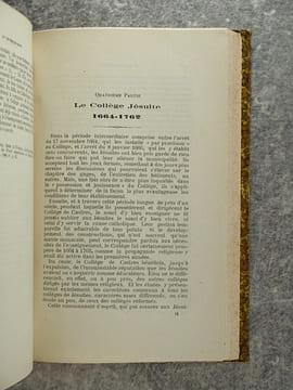 HISTOIRE DU COLLEGE DE CASTRES DES ORIGINES A 1840, D'APRES LES DOCUMENTS INEDITS. PAR A. POUX PROFESSEUR D'HISTOIRE AU COLLEGE. . POUX A.