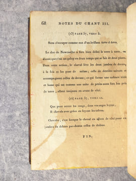L'ECOLE DU CAVALIER, POEME DIDACTIQUE ET MILITAIRE EN TROIS CHANTS. PAR LE CHEF D'ESCADRON MILLET, CHEVALIER DE SAINT-LOUIS, OFFICIER DE LA LEGION ...