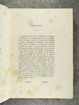 HISTORIQUE DU 19° REGIMENT DE CHASSEURS. 1792-1892. LEGION DE ROSENTHAL DE 1792 A 1793. 19° REGIMENT DE CHASSEURS DE 1793 A 1814. CHASSEURS DE LA ...