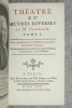 THEATRE ET OEUVRES DIVERSES.. PANNARD CHARLES-FRANCOIS (OU PANARD. 1689-1765).