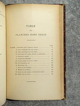 TRAITE DES MALADIES DES VINS. DESCRIPTION – ETUDE – TRAITEMENT. AVEC UNE PREFACE PAR U. GAYON. AVEC 13 PLANCHES HORS TEXTE ET 116 FIGURES DANS LE ...