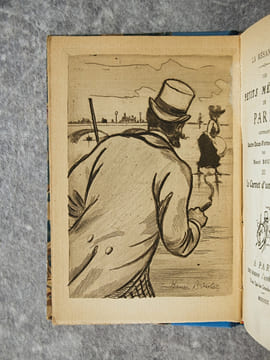 LA MESANGERE. LES PETITS MEMOIRES DE PARIS, CONTENANT QUATRE EAUX-FORTES ORIGINALES PAR HENRI BOUTET. . BOUTET HENRI (1851-1919).