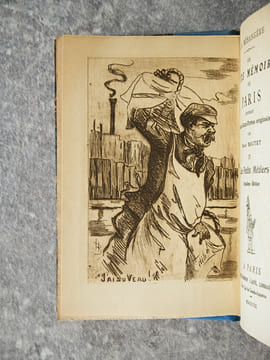 LA MESANGERE. LES PETITS MEMOIRES DE PARIS, CONTENANT QUATRE EAUX-FORTES ORIGINALES PAR HENRI BOUTET. . BOUTET HENRI (1851-1919).