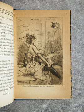 LA MESANGERE. LES PETITS MEMOIRES DE PARIS, CONTENANT QUATRE EAUX-FORTES ORIGINALES PAR HENRI BOUTET. . BOUTET HENRI (1851-1919).