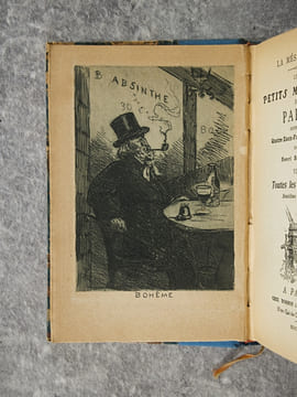 LA MESANGERE. LES PETITS MEMOIRES DE PARIS, CONTENANT QUATRE EAUX-FORTES ORIGINALES PAR HENRI BOUTET. . BOUTET HENRI (1851-1919).