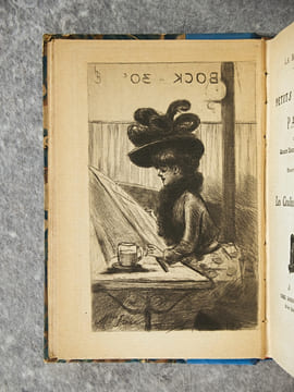 LA MESANGERE. LES PETITS MEMOIRES DE PARIS, CONTENANT QUATRE EAUX-FORTES ORIGINALES PAR HENRI BOUTET. . BOUTET HENRI (1851-1919).