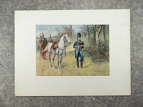 LA GARDE IMPERIALE (1804-1815). OUVRAGE ILLUSTRE DE 450 DESSINS DANS LE TEXTE PAR E. GRAMMONT, M. ORANGE, L. VALLET, ET DE 60 COMPOSITIONS HORS TEXTE ...