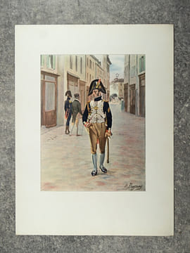 LA GARDE IMPERIALE (1804-1815). OUVRAGE ILLUSTRE DE 450 DESSINS DANS LE TEXTE PAR E. GRAMMONT, M. ORANGE, L. VALLET, ET DE 60 COMPOSITIONS HORS TEXTE ...