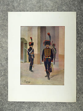 LA GARDE IMPERIALE (1804-1815). OUVRAGE ILLUSTRE DE 450 DESSINS DANS LE TEXTE PAR E. GRAMMONT, M. ORANGE, L. VALLET, ET DE 60 COMPOSITIONS HORS TEXTE ...