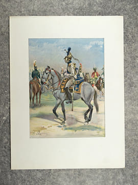 LA GARDE IMPERIALE (1804-1815). OUVRAGE ILLUSTRE DE 450 DESSINS DANS LE TEXTE PAR E. GRAMMONT, M. ORANGE, L. VALLET, ET DE 60 COMPOSITIONS HORS TEXTE ...
