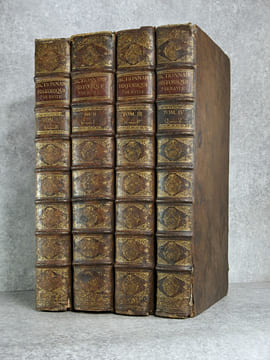 DICTIONNAIRE HISTORIQUE ET CRITIQUE, PAR MR PIERRE BAYLE. SIXIEME EDITION, REVUE, CORRIGEE, ET AUGMENTEE. AVEC LA VIE DE L'AUTEUR, PAR MR. DES ...