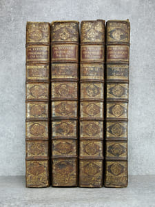 DICTIONNAIRE HISTORIQUE ET CRITIQUE, PAR MR PIERRE BAYLE. SIXIEME EDITION, REVUE, CORRIGEE, ET AUGMENTEE. AVEC LA VIE DE  L'AUTEUR, PAR MR. DES MAIZEAUX. 