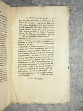 CONSTITUTION DE L’ANGLETERRE, OU ETAT DU GOUVERNEMENT ANGLAIS, COMPARE AVEC LA FORME REPUBLICAINE & AVEC LES AUTRES MONARCHIES DE L’EUROPE. PAR M DE ...