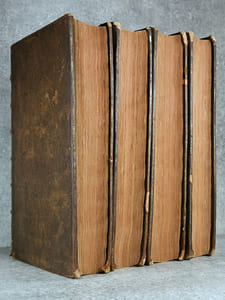 DICTIONNAIRE HISTORIQUE ET CRITIQUE, PAR MR PIERRE BAYLE. QUATRIEME EDITION, REVUE, CORRIGEE ET AUGMENTEE. AVEC LA VIE DE  L'AUTEUR, PAR MR. DES MAIZEAUX. 