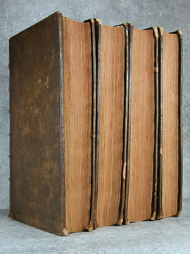 DICTIONNAIRE HISTORIQUE ET CRITIQUE, PAR MR PIERRE BAYLE. QUATRIEME EDITION, REVUE, CORRIGEE ET AUGMENTEE. AVEC LA VIE DE  L'AUTEUR, PAR MR. DES ...