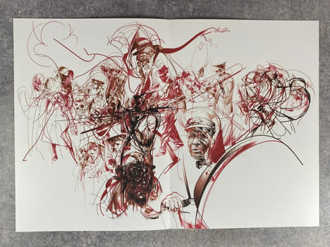 JAZZ. ILLUSTRE PAR RAYMOND MORETTI. TEXTE DE FRANK TENOT, AVEC UN POEME DE CLAUDE NOUGARO ET LA COLLABORATION DE MICHEL LEGRAND ET DANIEL FILIPACCHI. ...