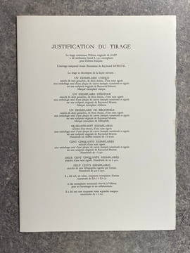 JAZZ. ILLUSTRE PAR RAYMOND MORETTI. TEXTE DE FRANK TENOT, AVEC UN POEME DE CLAUDE NOUGARO ET LA COLLABORATION DE MICHEL LEGRAND ET DANIEL FILIPACCHI. ...