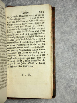 L'ESPRIT DE GERSON. . LE NOBLE EUSTACHE (BARON DE SAINT-GEORGES ET DE TENNELIERE. 1643-1711).