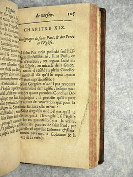L'ESPRIT DE GERSON. . LE NOBLE EUSTACHE (BARON DE SAINT-GEORGES ET DE TENNELIERE. 1643-1711).