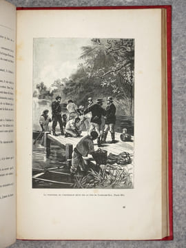 NORD CONTRE SUD. 85 DESSINS PAR BENETT ET UNE CARTE. . VERNE JULES. (1828-1905).