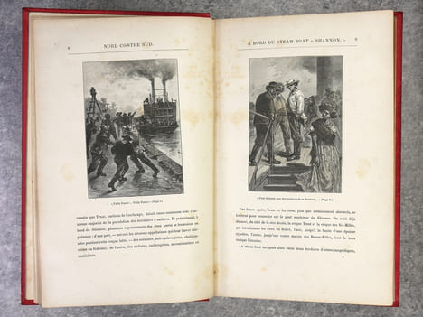 NORD CONTRE SUD. 85 DESSINS PAR BENETT ET UNE CARTE. . VERNE JULES. (1828-1905).