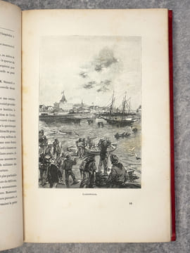 NORD CONTRE SUD. 85 DESSINS PAR BENETT ET UNE CARTE. . VERNE JULES. (1828-1905).