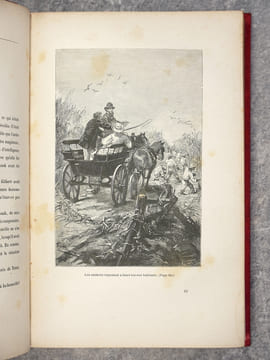NORD CONTRE SUD. 85 DESSINS PAR BENETT ET UNE CARTE. . VERNE JULES. (1828-1905).
